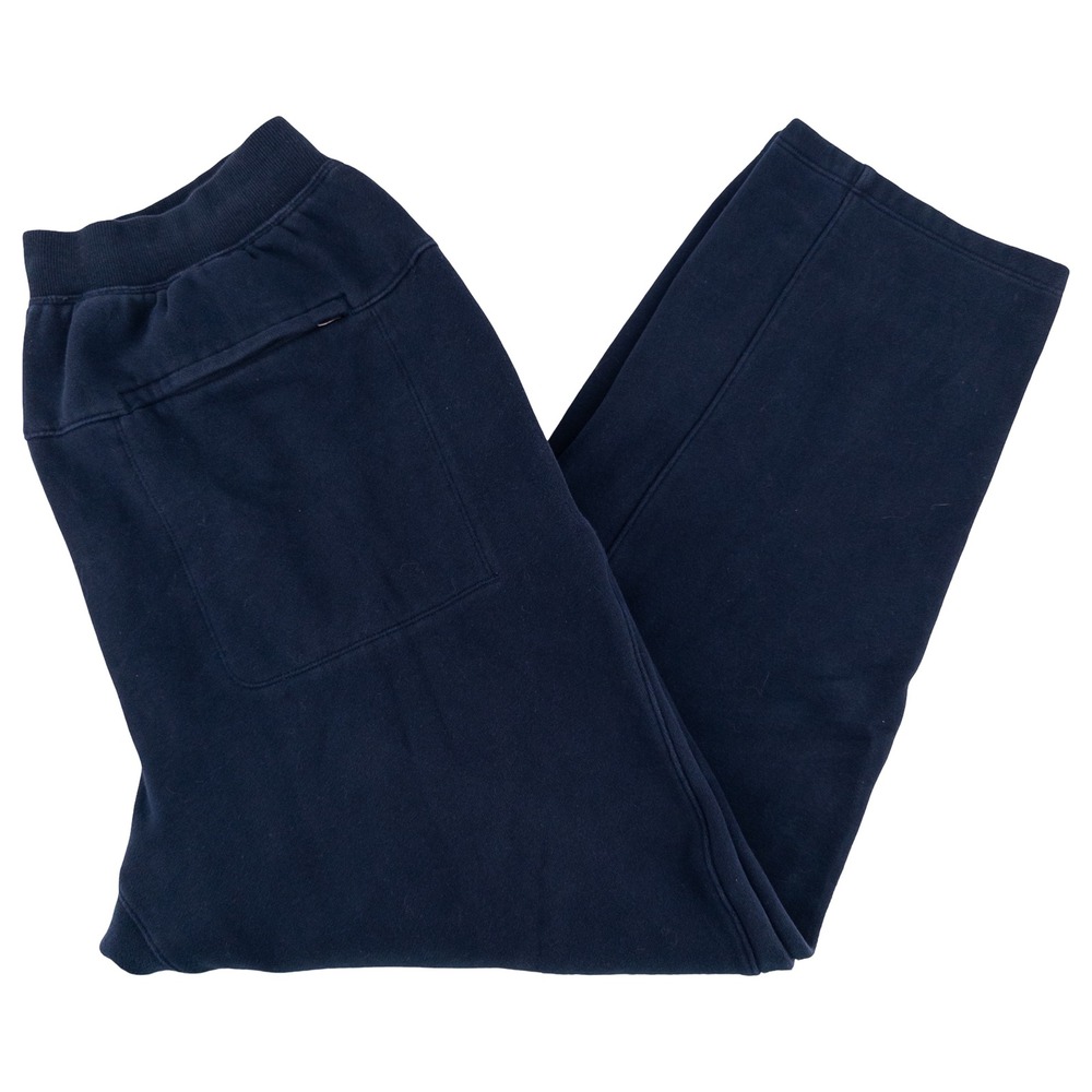 Lululemon Mens Large Steady State Pants Navy Blue Relaxed Fleece Jogger LM5AZ5S